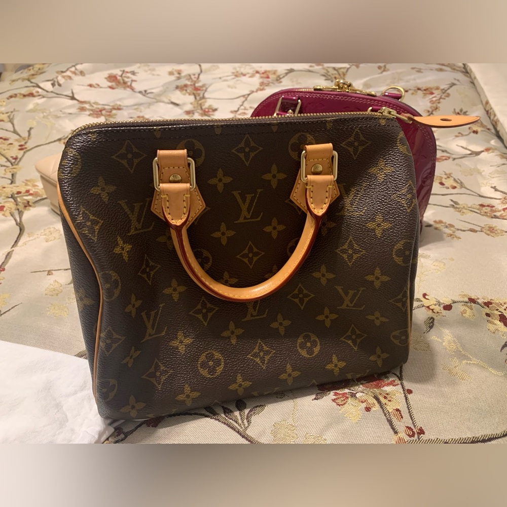 LOUIS VUITTON Monogram Canvas Speedy 25 Bag